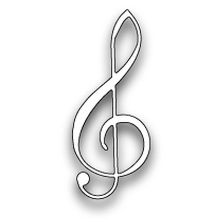 Fustella metallica Memory Box Treble Clef