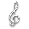 Fustella metallica Memory Box Treble Clef
