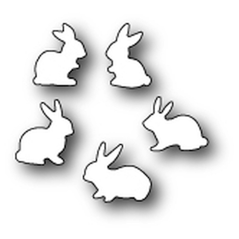 Fustella metallica Memory Box Baby Bunnies