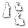 Fustella metallica Memory Box Springtime Bunnies