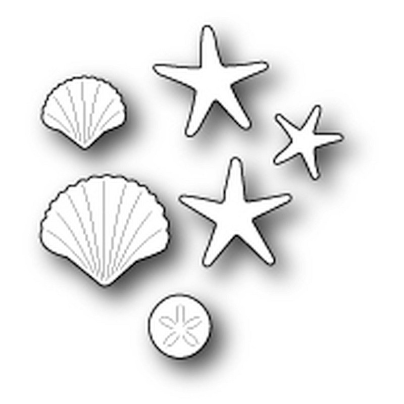 Fustella metallica Memory Box Seaside Treasures