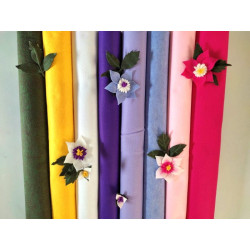 Pannolenci 1 mm  - KIT 8 colori Fiori di clematis