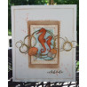Fustella metallica Memory Box Swimming Seahorses