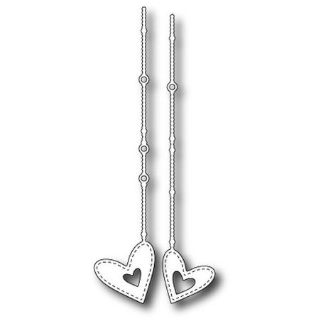 Fustella metallica Memory Box Khloe Heart Duet