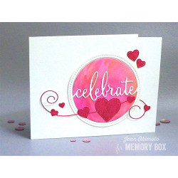 Fustella metallica Memory Box Homespun Heart