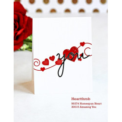 Fustella metallica Memory Box Homespun Heart