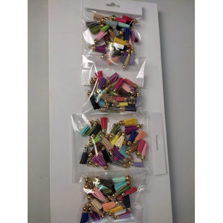Busta con 30 nappine da 4 cm colori misti