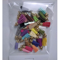 Busta con 30 nappine da 4 cm colori misti