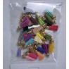 Busta con 30 nappine da 4 cm colori misti