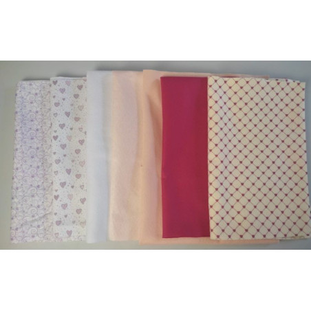 Pannolenci 1 mm  - KIT 7 colori allegri nascita femminucce