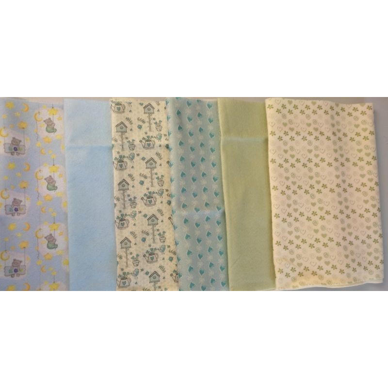 Pannolenci 1 mm  - KIT 6 colori nascita maschietti