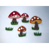 Fustella M Funghi e erba