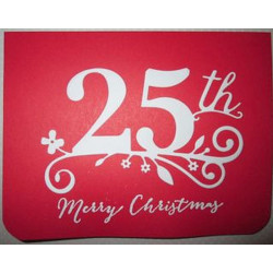 Fustella metallica Memory Box Twenty Fifth Celebration