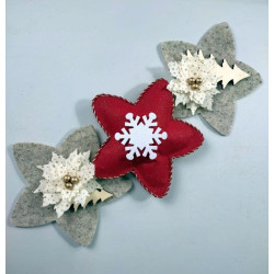 Fustella A4 Stella grande con punte stondate e neve