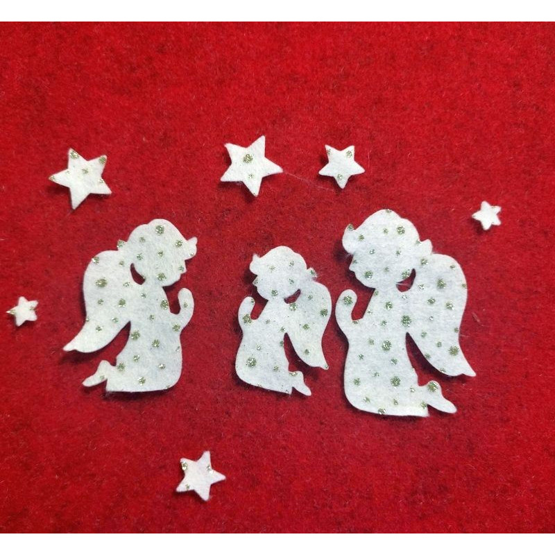 Fustella M Angioletti e stelline
