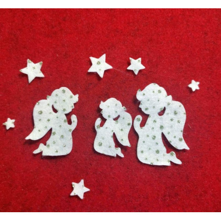Fustella M Angioletti e stelline