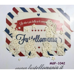 Fustella M Angioletti e stelline