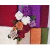 Feltro lana termoformabile 2 mm  - KIT 8 colori per Rose perfette
