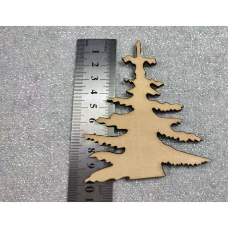 Sagoma in legno Abete senza fusto