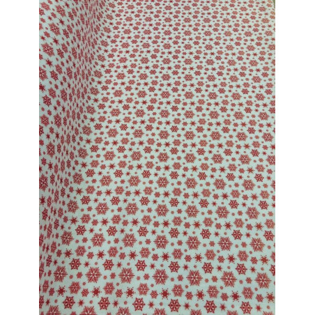 Pannolenci stampato 1mm Cristalli di neve 50x90 cm
