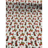 Pannolenci stampato 1mm Cani regali di Natale 50x90 cm