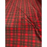 Velluto termoformabile scozzese rosso 45x50 cm