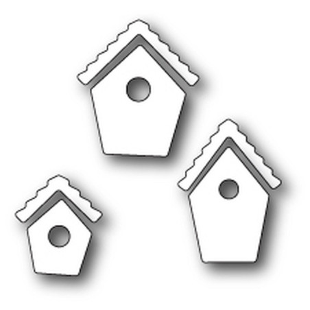 Fustella metallica Memory Box Bitty Birdhouses