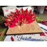 Fustella L Petali per stelle di Natale varie misure