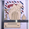 Porta elfo e accessori in legno