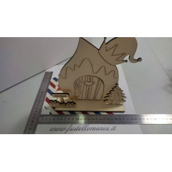 Porta elfo e accessori in legno
