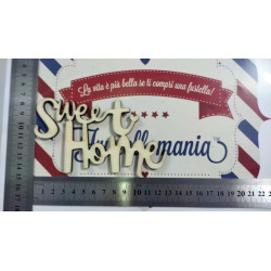 Scritta in legno Sweet Home 2