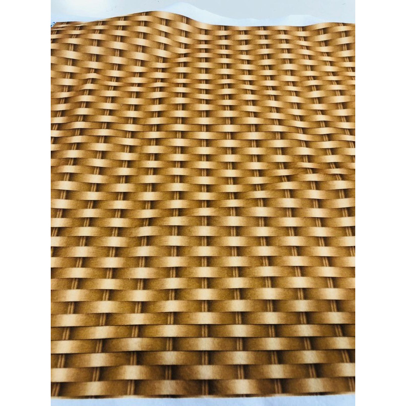 Pannolenci stampato 1mm cesto in vimini 50x90 cm