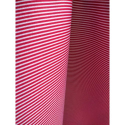 Pannolenci stampato 1mm a righe bianche e rosse 50x90 cm