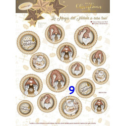 Pannolenci stampato di Natale 1mm foglio fantasia a scelta 50x65 cm