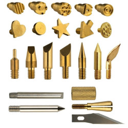 Pirografo per legno con 23 punte