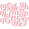Fustella metallica Echo Park Script Alphabet