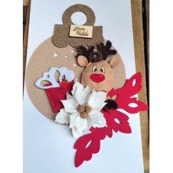 Fustella A4 Palla di Natale con stelline