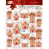 Pannolenci stampato di Natale 1mm foglio fantasia a scelta 50x65 cm