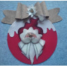 Fustella doppia XL Babbo Natale