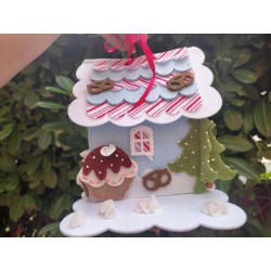 Kit di trasformazione Nuova casetta gingerbread per fustelle A4 MG-425 e MG-572