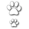 Fustella metallica PoppyStamps Puppy Paw Prints