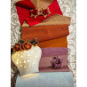 Feltro lurex argento + velluto lurex 3 colori  - KIT 4 colori per Campanaccio con fiori