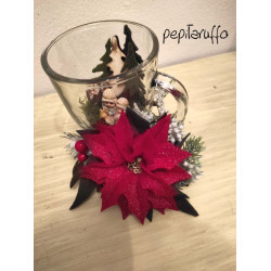 Fustella L Petali per stelle di Natale varie misure