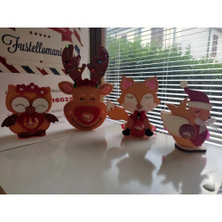 Set 4 fustelline cerchi
