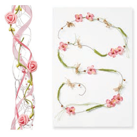 Ghirlanda di fiori di palissandro 150 cm