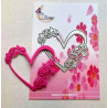 Fustella metallica Cuore con roselline