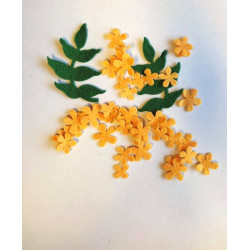 Fustella L Mimosa e rametto
