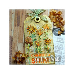 Fustella Sizzix Thinlits Artsy stems by Tim Holtz