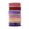 Nastro di Organza 6 Colori 3mm x 2metri Femminuccia