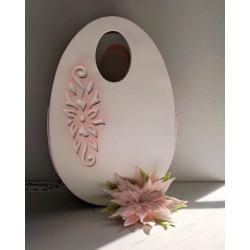 Fustella L Motivi floreali con foglie e cuori